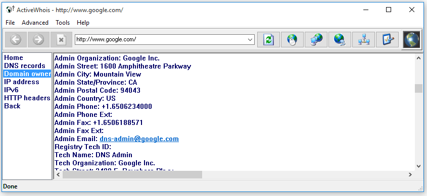 Active Whois Browser 5.4